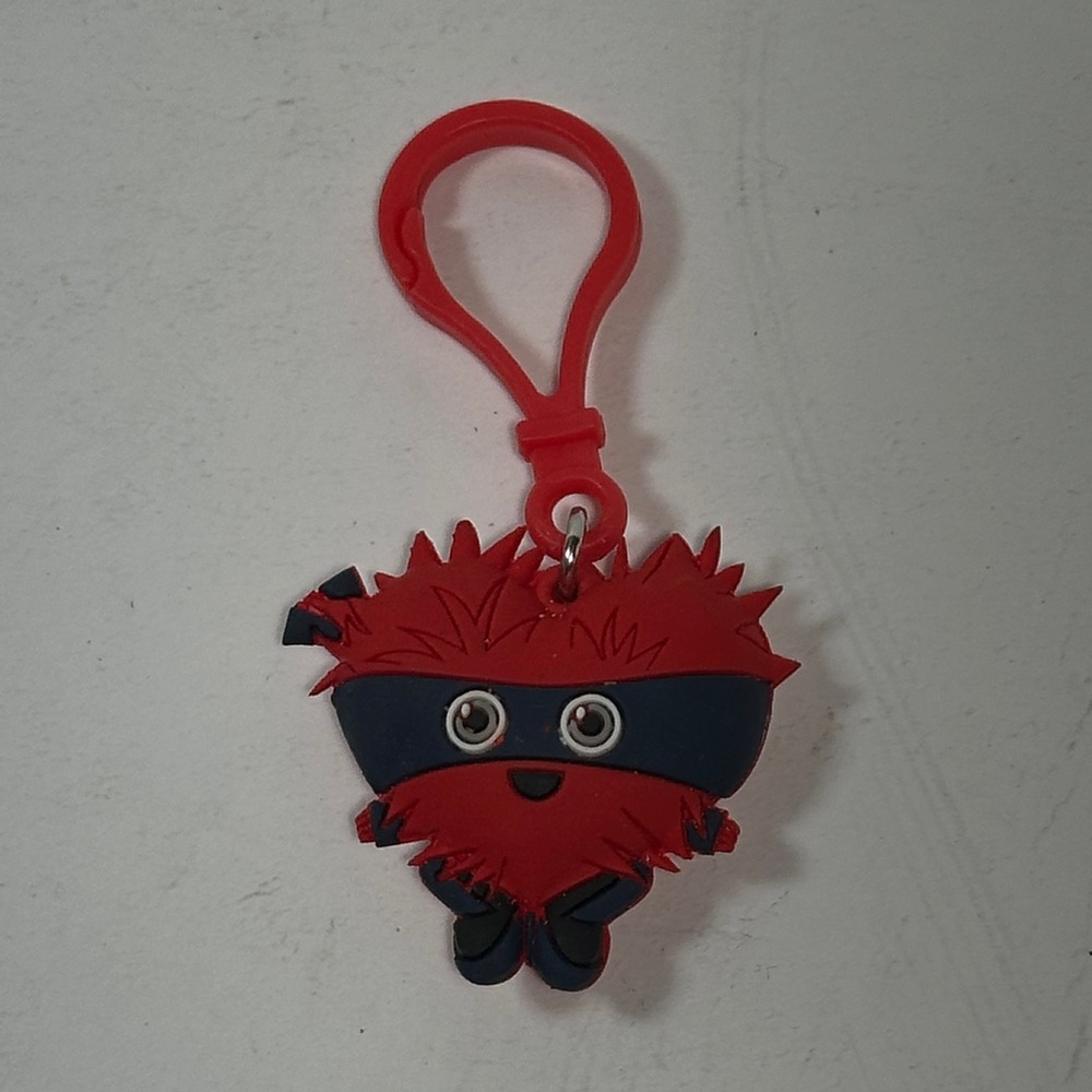 Red and Black Kids Skip Character Keychain